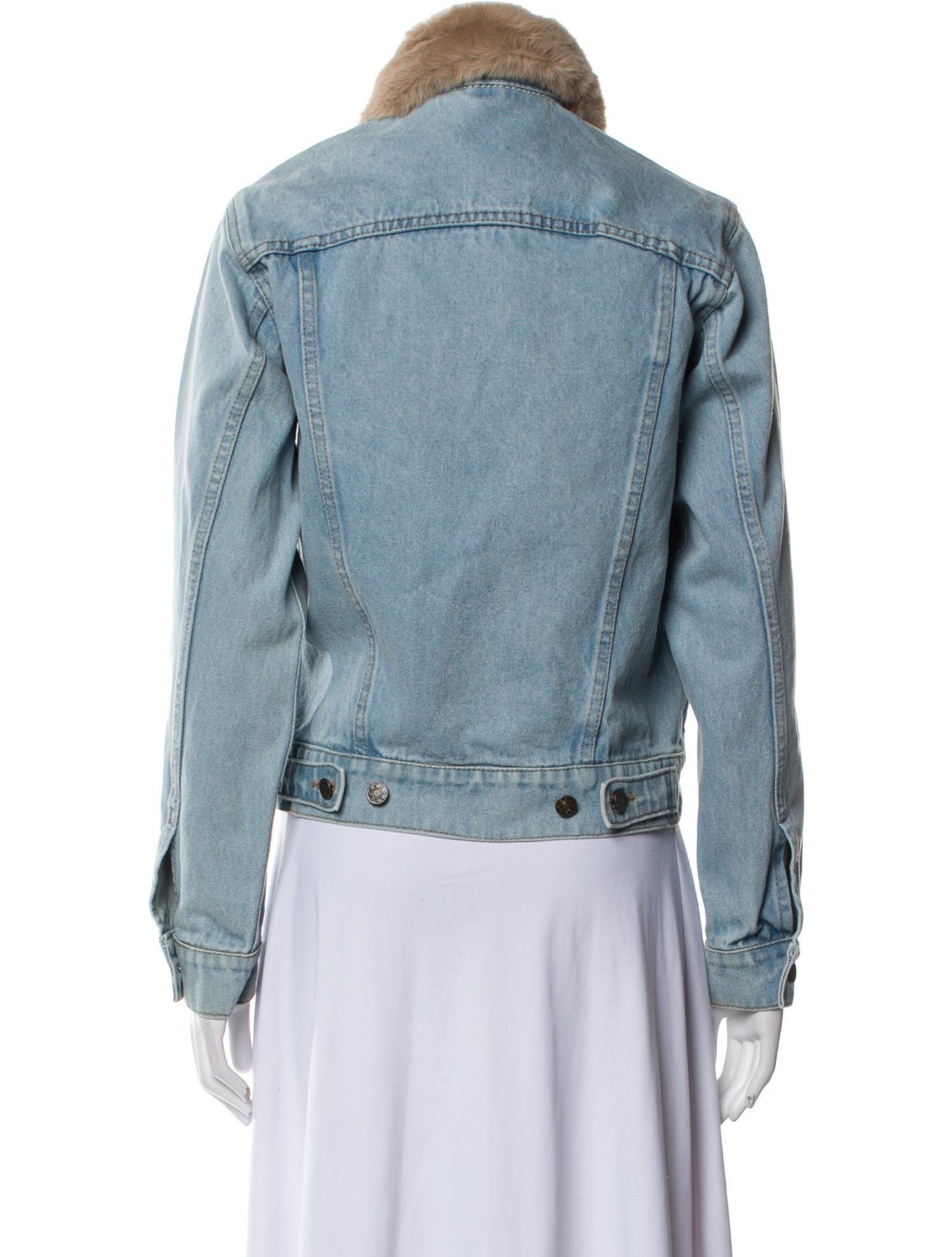 Understated Leather Denim Jacket