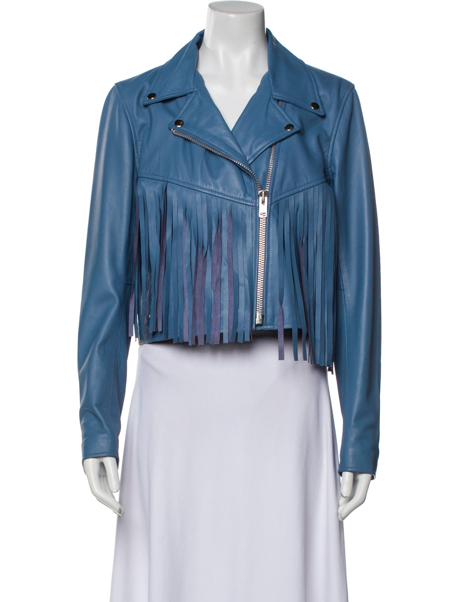 Understated Leather Leather Biker Jacket