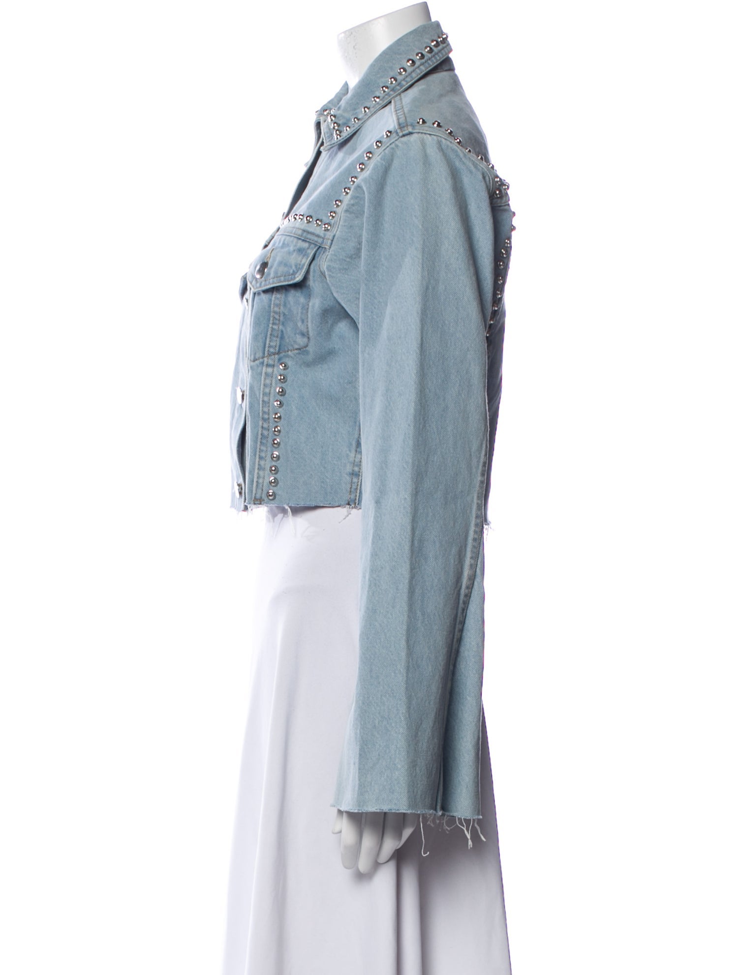 Understated Leather Leather Denim Jacket