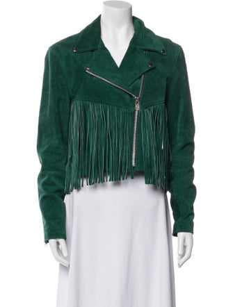 Understated Leather Leather Biker Jacket