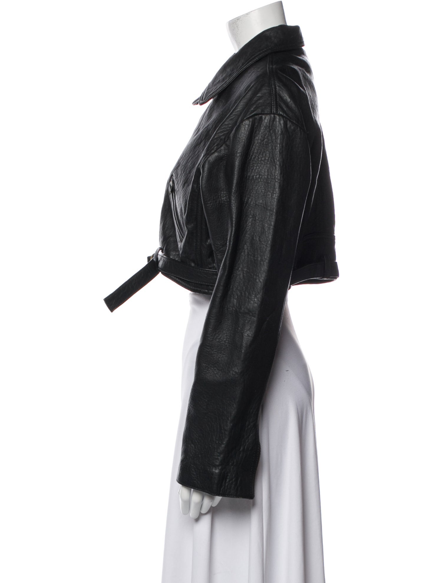 Understated Leather Leather Biker Jacket