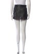 Understated Leather Leather Mini Skirt