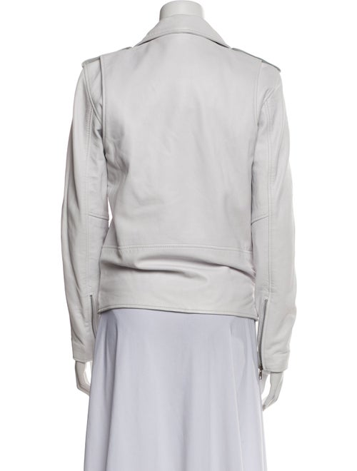 Understated Leather Leather Biker Jacket