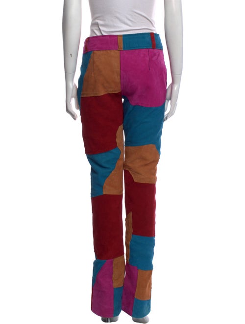 Understated Leather Leather Straight Leg Pants