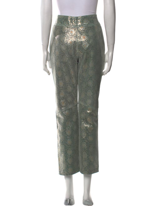 Understated Leather Leather Straight Leg Pants