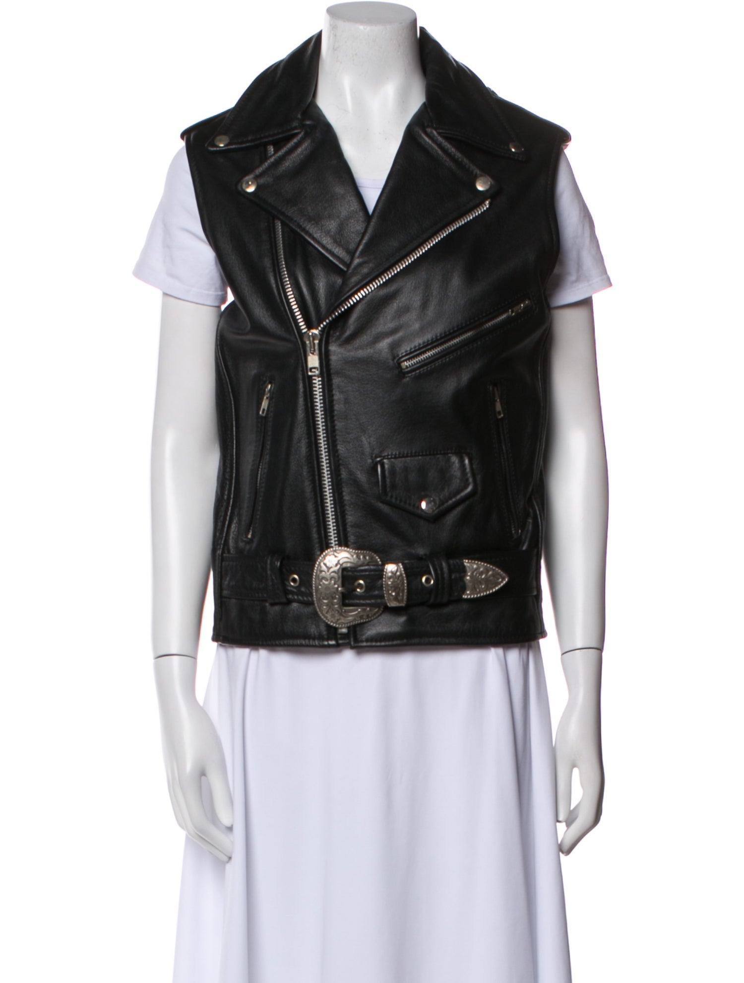 Understated Leather Leather Vest