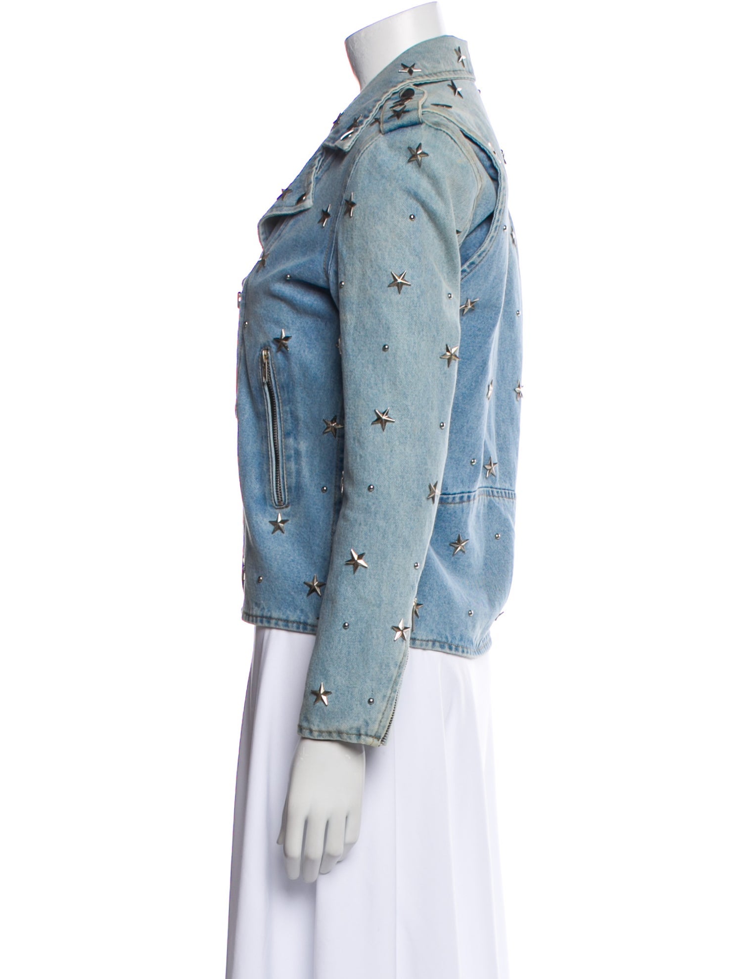 Understated Leather Leather Biker Jacket