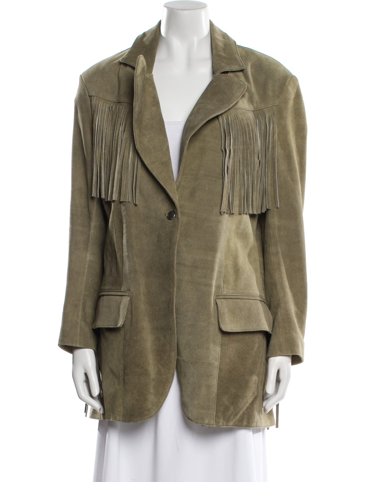 Understated Leather Leather Coat