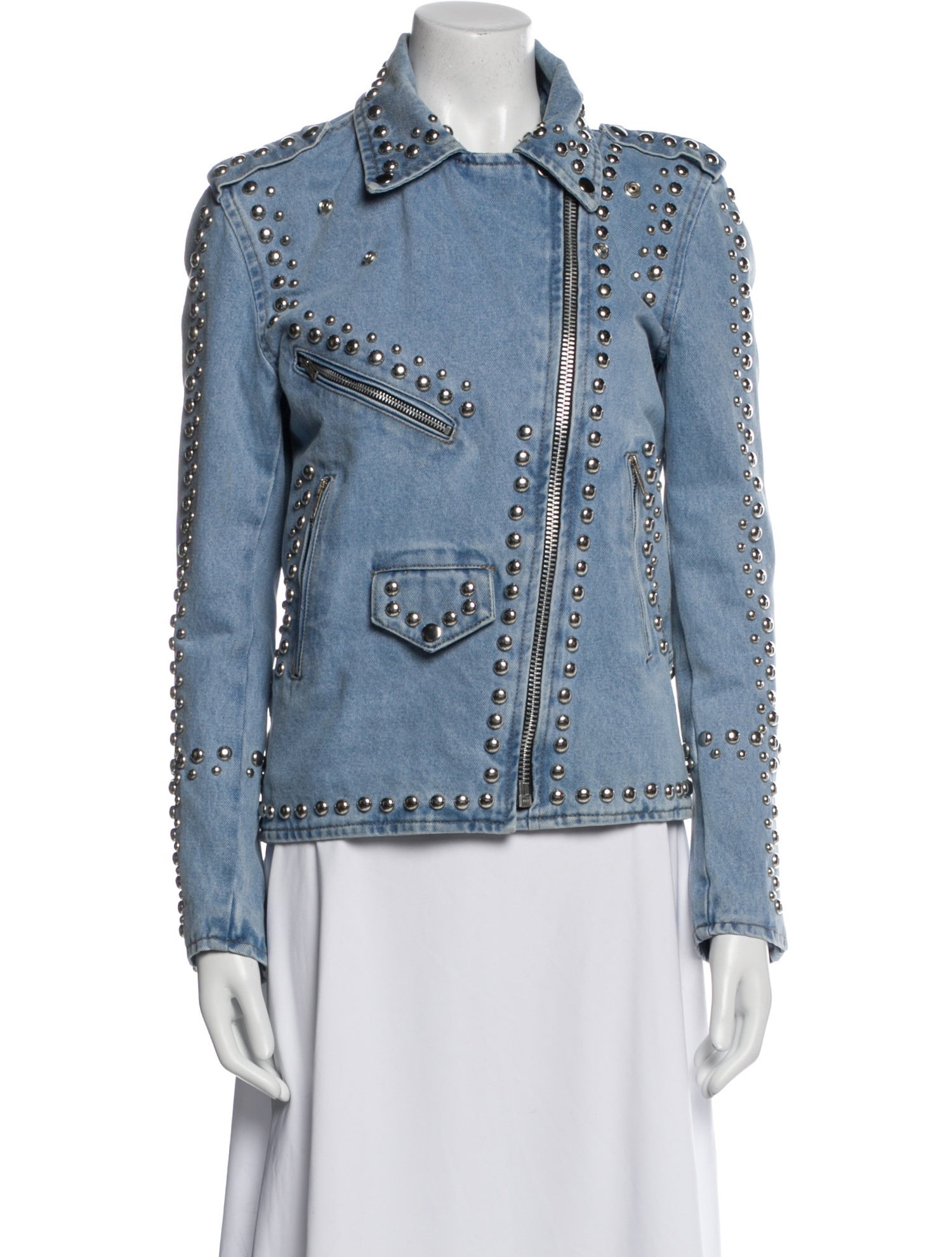 Understated Leather Denim Jacket