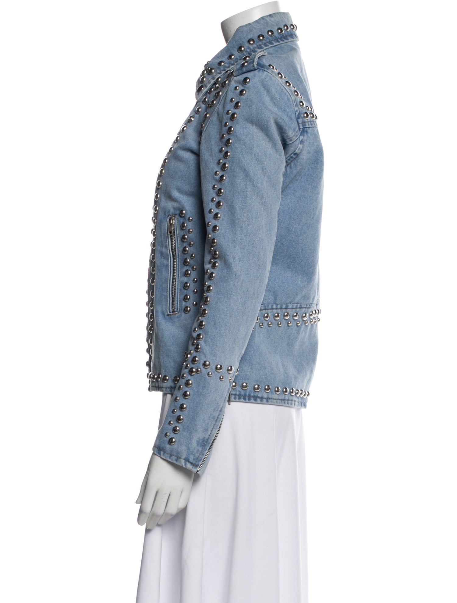 Understated Leather Denim Jacket