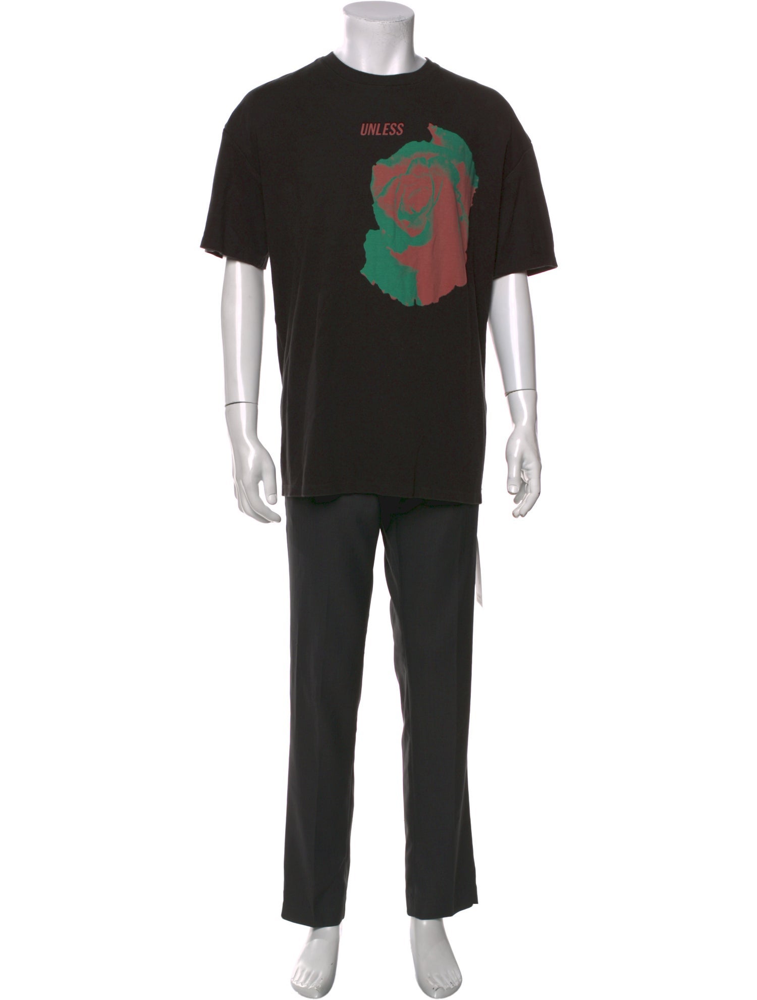 Unless Graphic Print Crew Neck T-Shirt