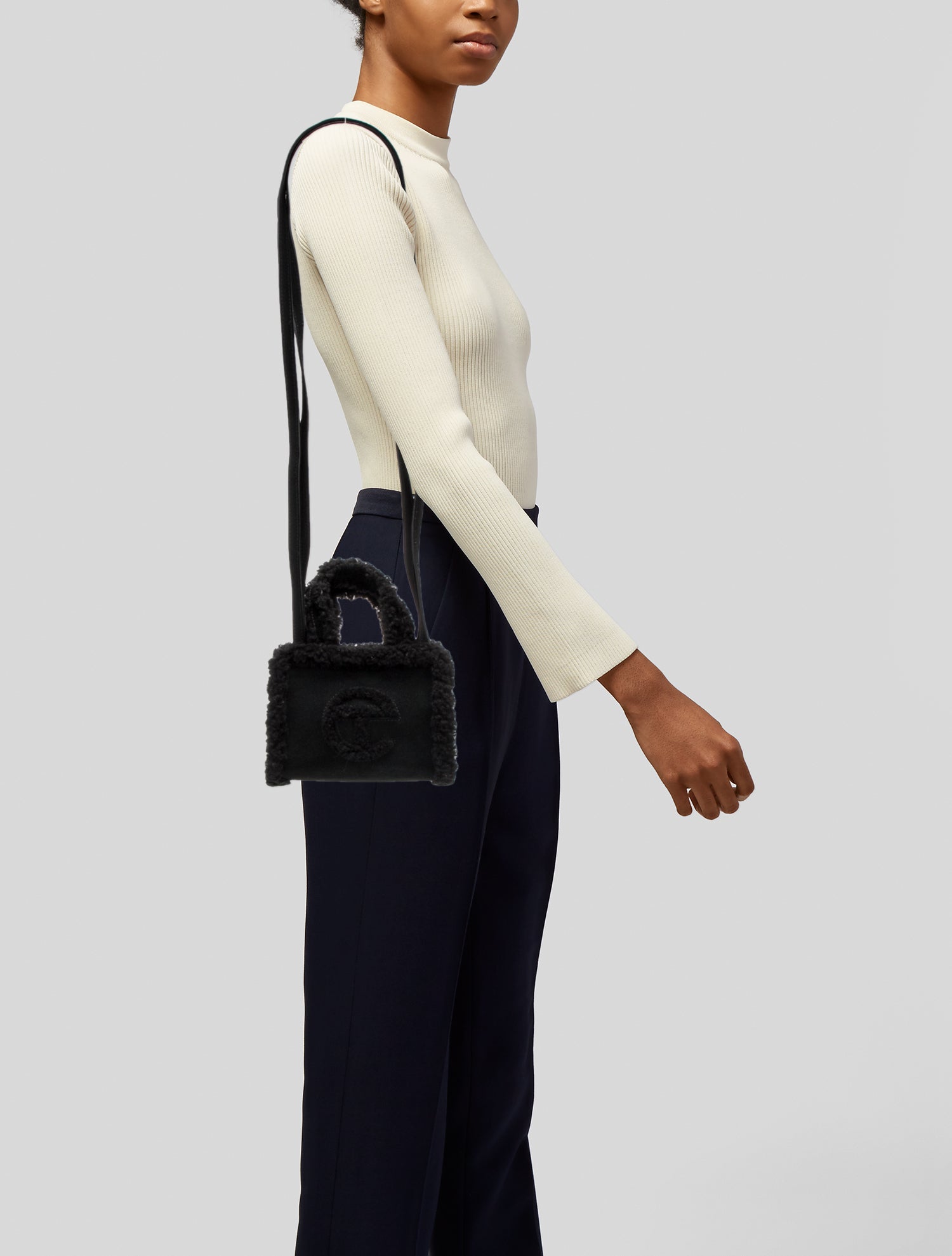 UGG x Telfar Suede Evening Bag