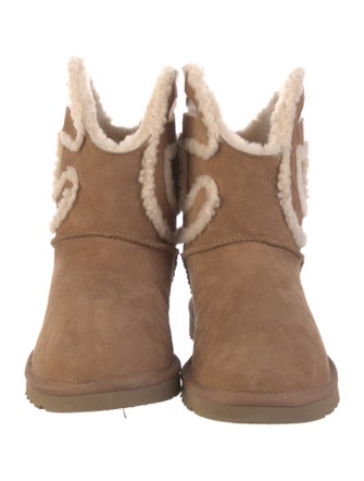 UGG x Telfar Suede Fur Trim Boots