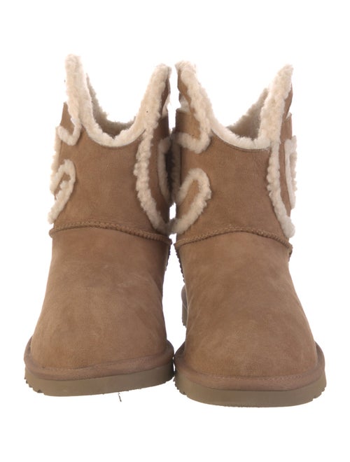 UGG x Telfar Suede Fur Trim Boots