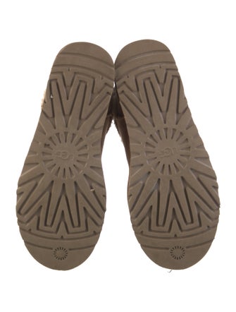 UGG x Telfar Suede Fur Trim Boots