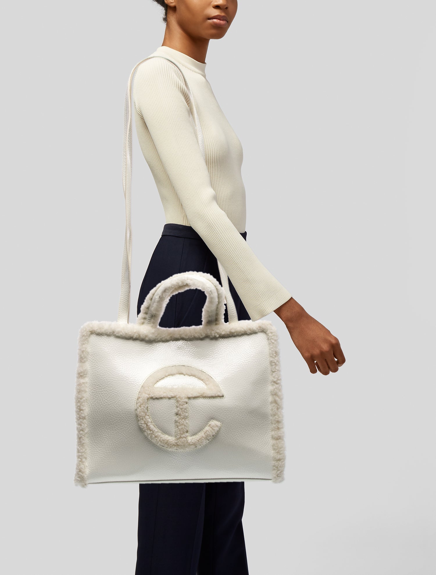 UGG x Telfar Vegan Patent Leather Shopping