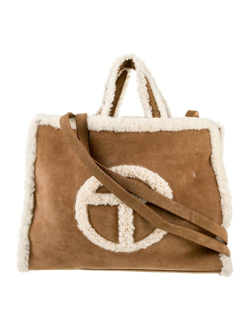 UGG x Telfar Suede Medium Chestnut Shopping Bag Medium