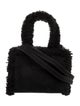 UGG x Telfar Suede Small Black Shearling Shopping Bag
