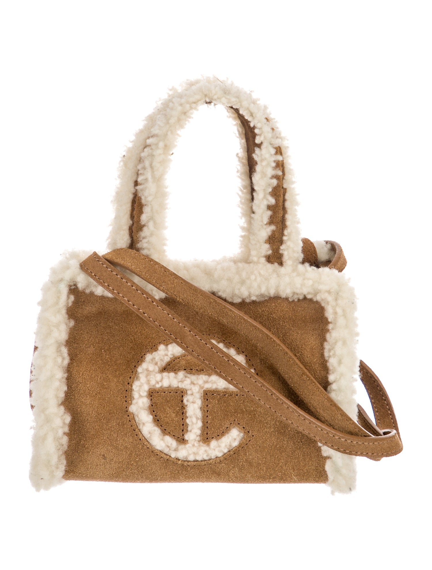 UGG x Telfar Suede Small Chestnut Shopper Small