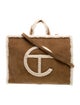 UGG x Telfar Suede Chestnut Shopping Bag Large