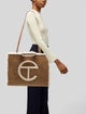 UGG x Telfar Suede Chestnut Shopping Bag Large