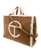 UGG x Telfar Suede Chestnut Shopping Bag Large