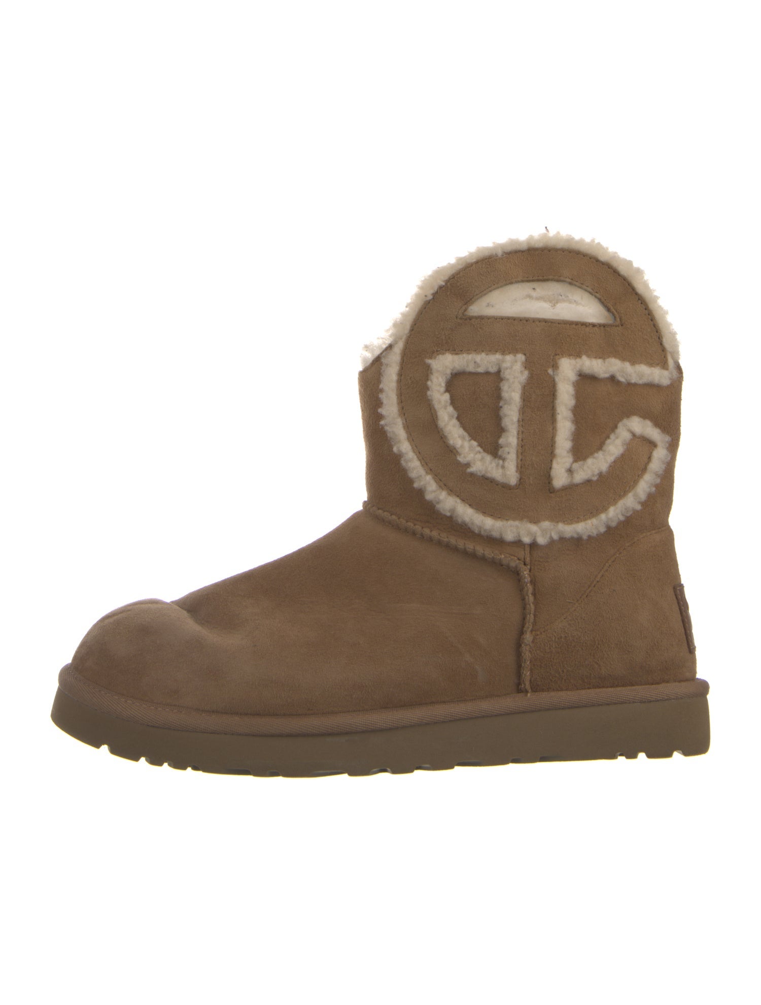 UGG x Telfar Logo Mini Suede Boots