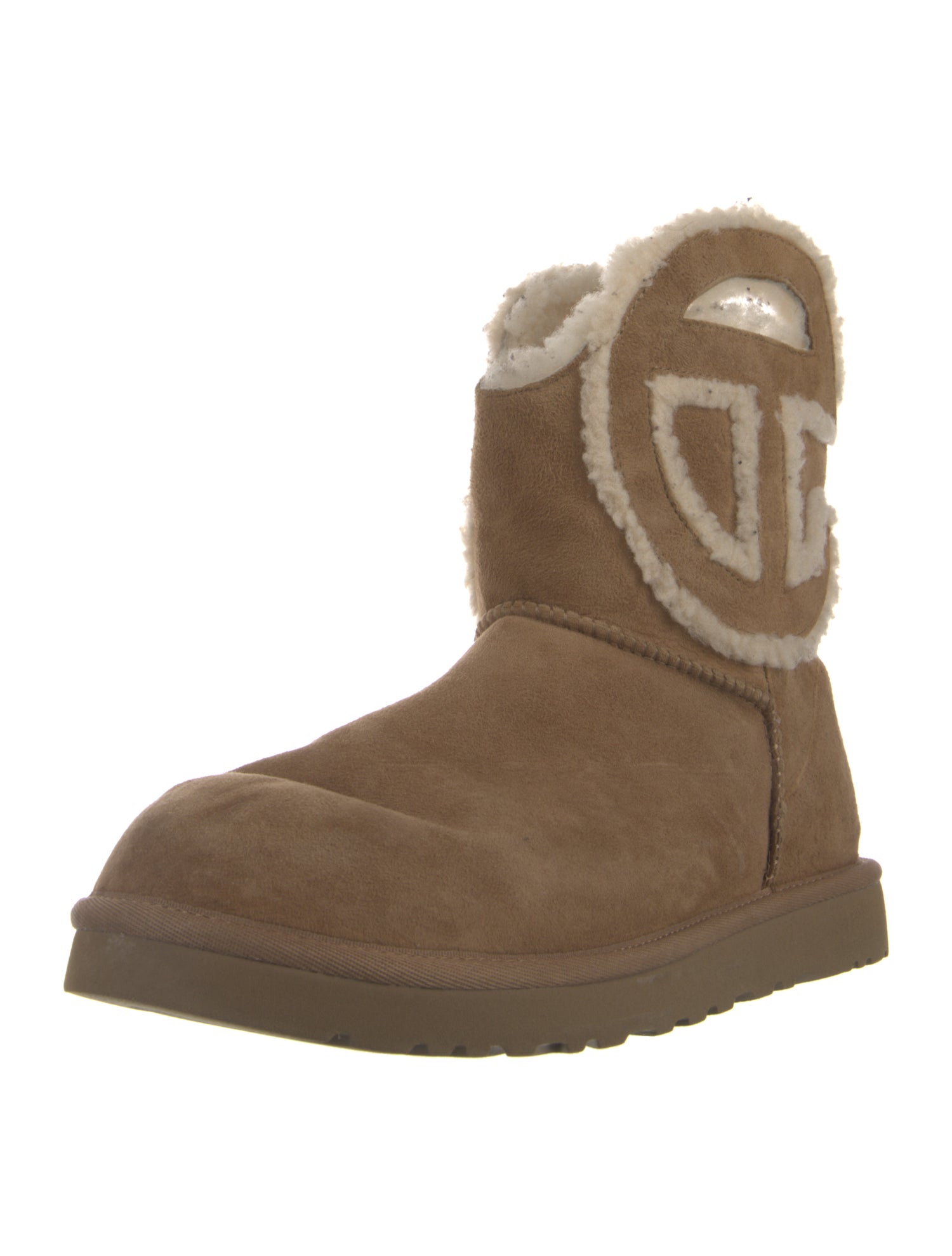 UGG x Telfar Logo Mini Suede Boots
