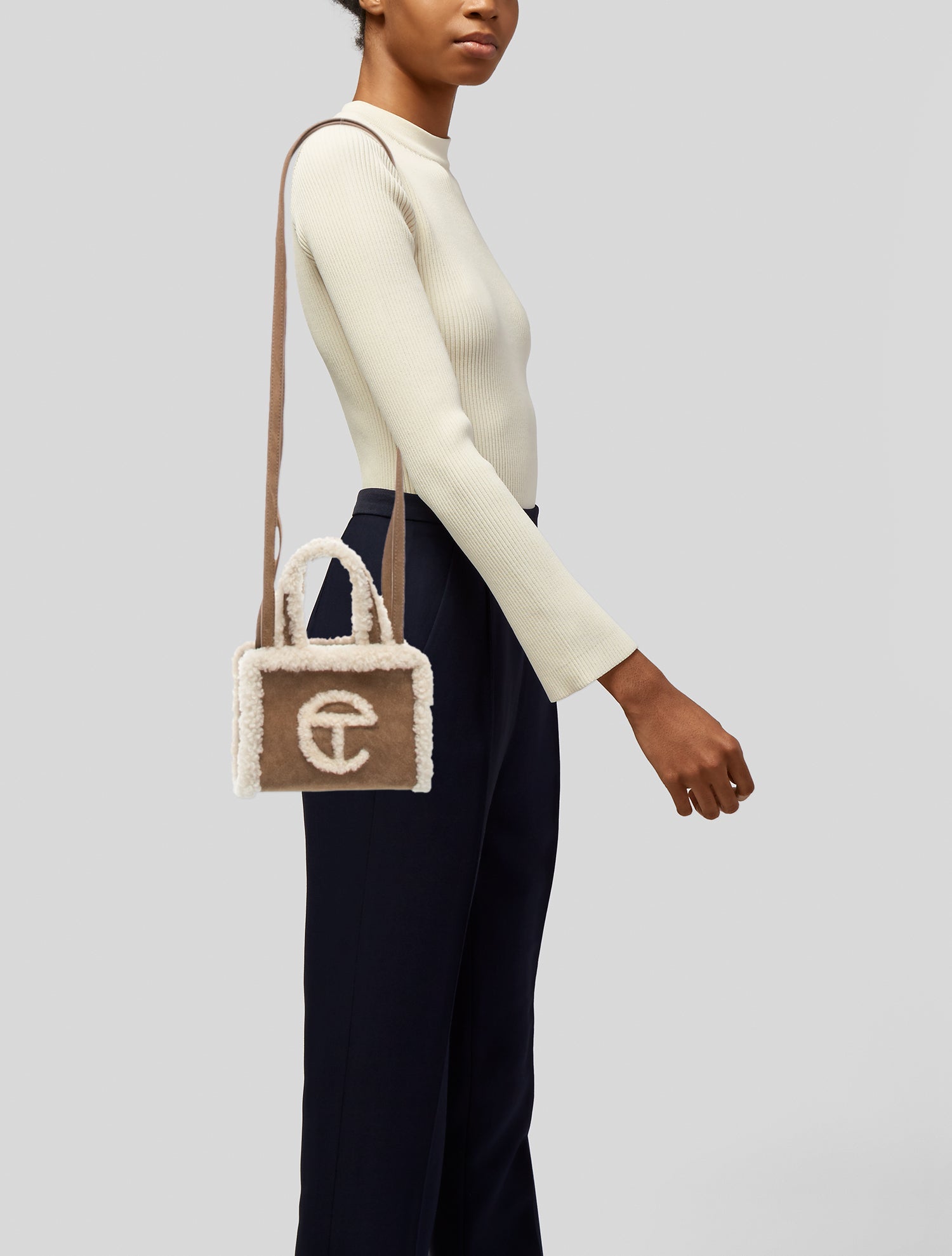 UGG x Telfar Suede Crossbody Bag Small