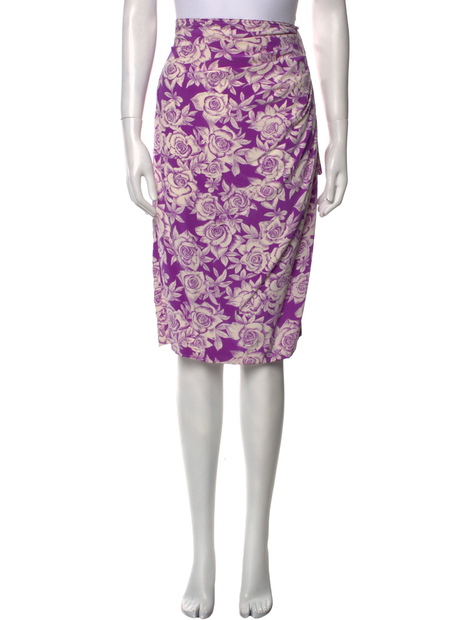 Ungaro Ter Silk Midi Length Skirt