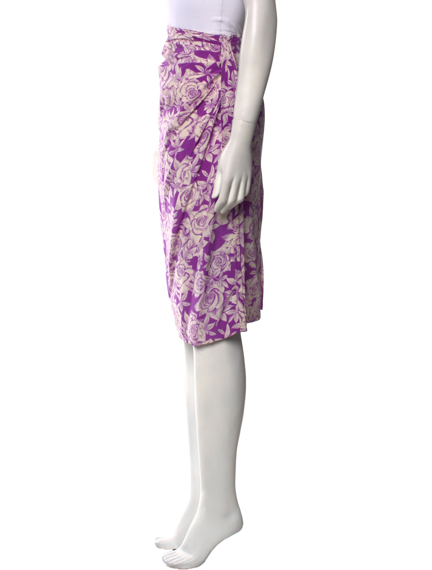 Ungaro Ter Silk Midi Length Skirt