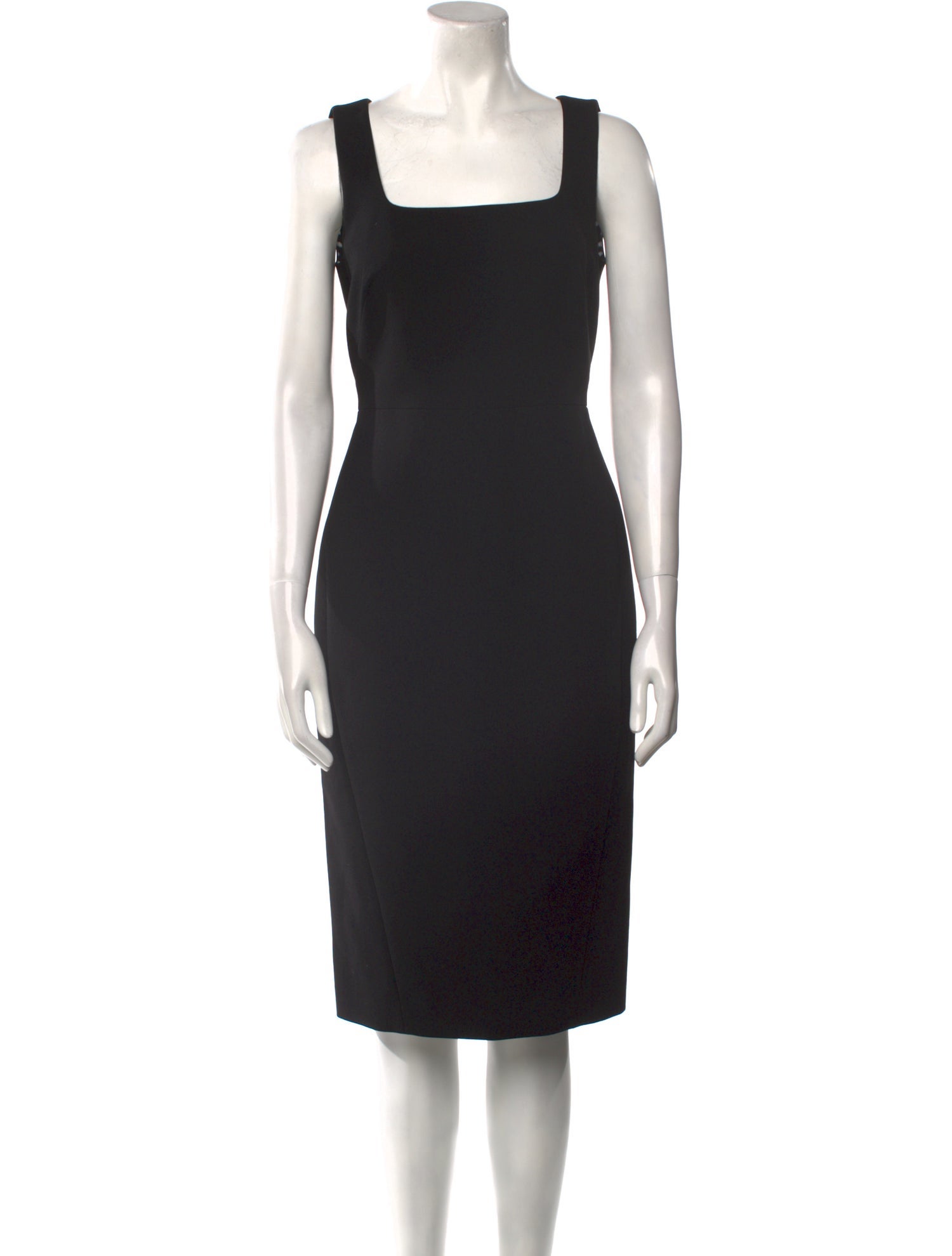 Ungaro Ter Square Neckline Midi Length Dress