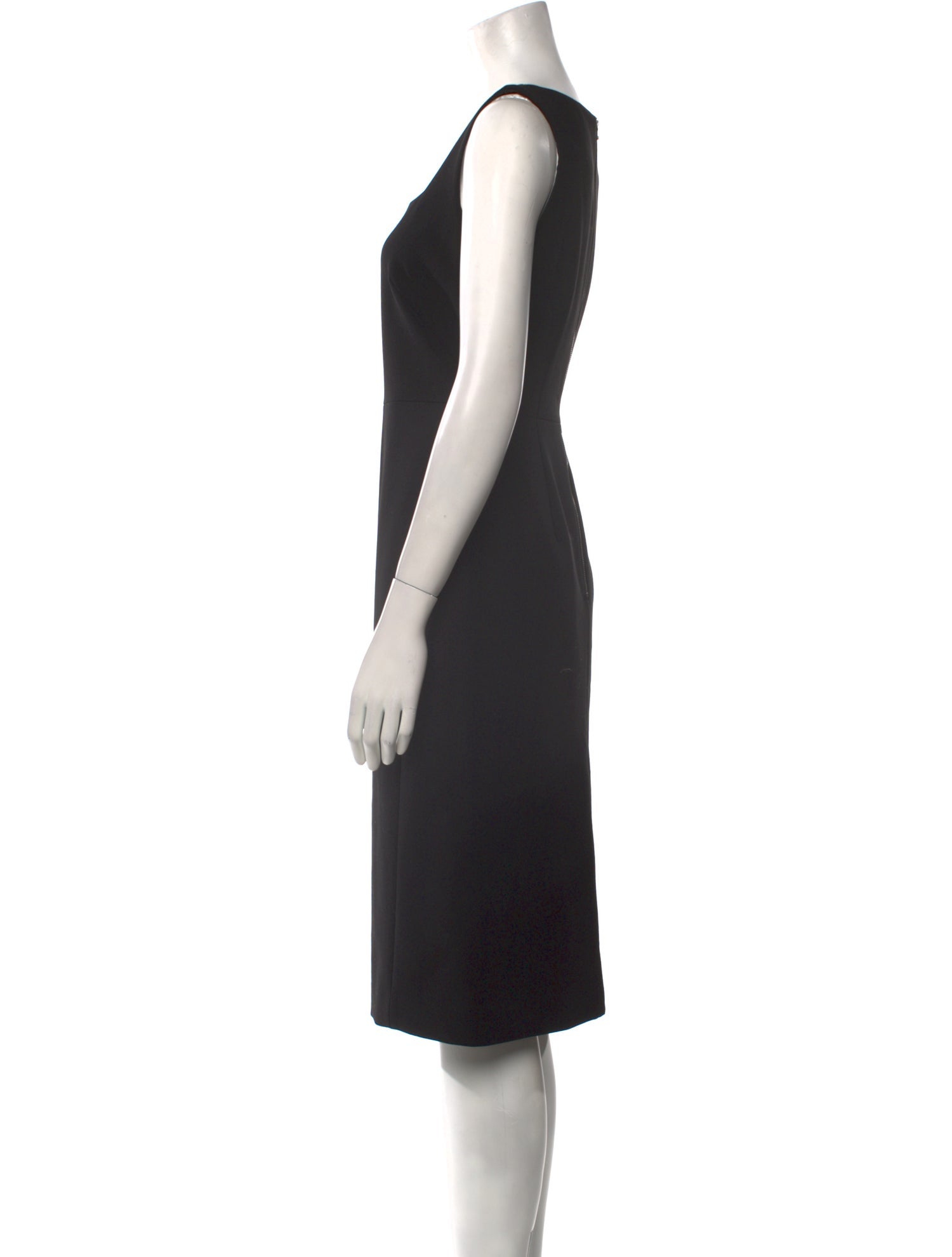 Ungaro Ter Square Neckline Midi Length Dress