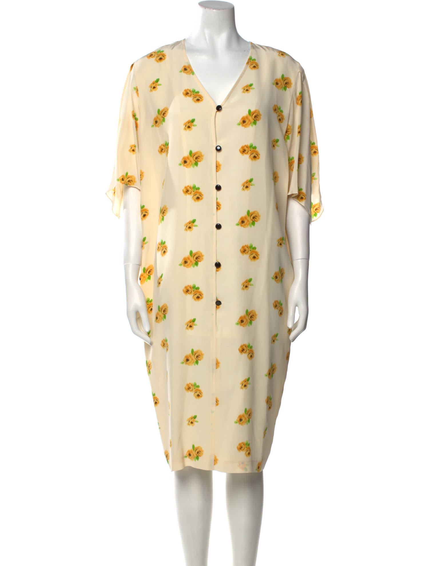 Ungaro Ter Floral Print Midi Length Dress