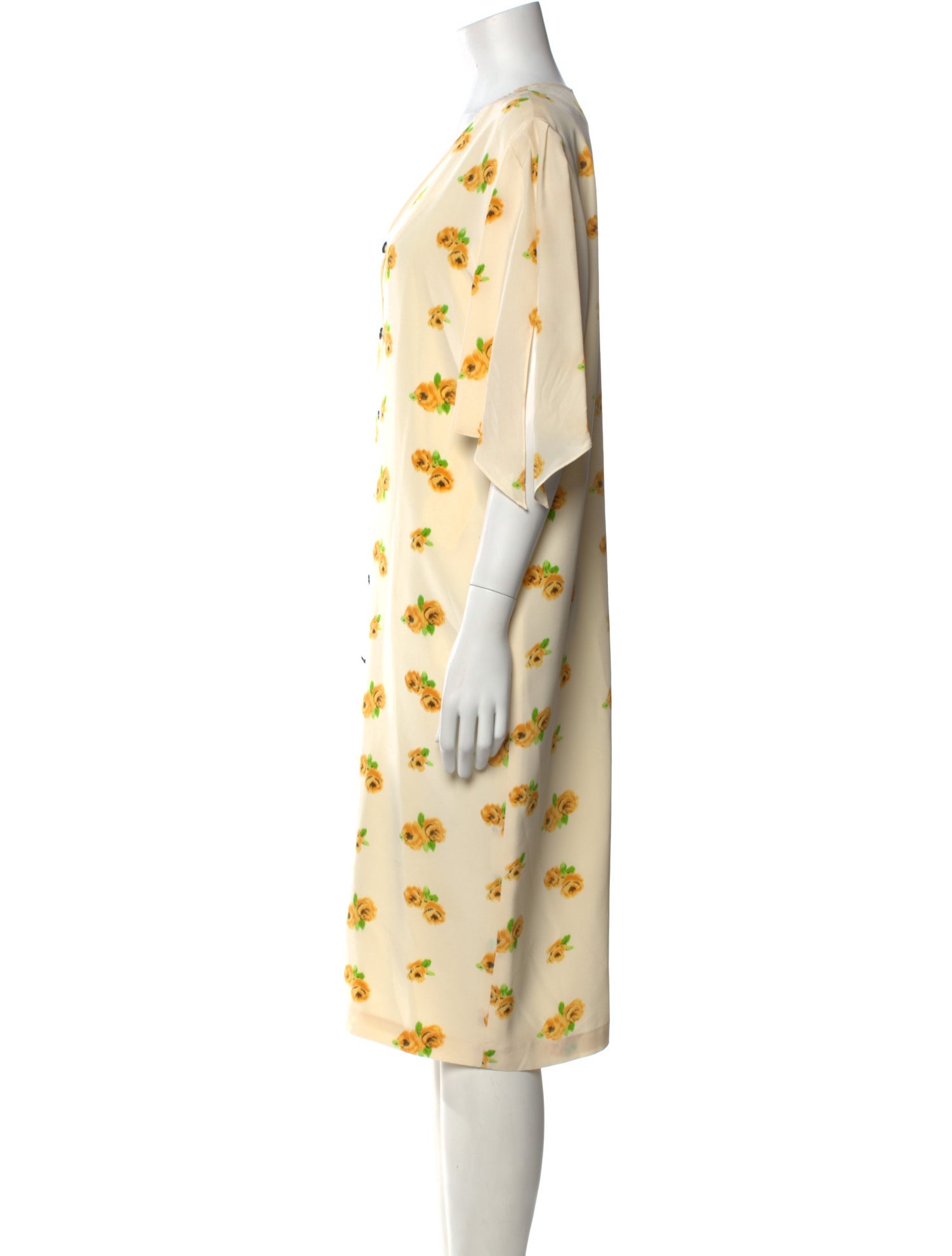 Ungaro Ter Floral Print Midi Length Dress