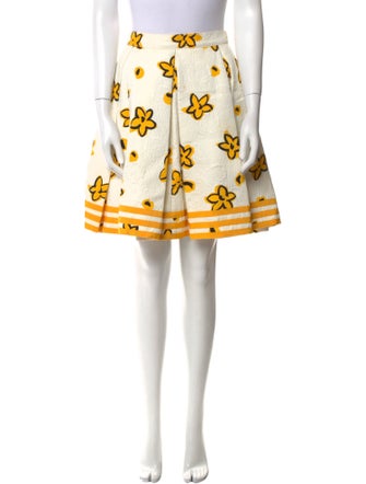 Ungaro Ter Floral Print Mini Skirt