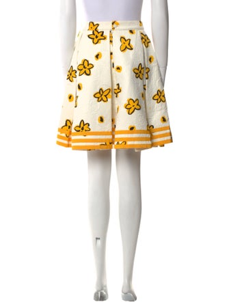 Ungaro Ter Floral Print Mini Skirt