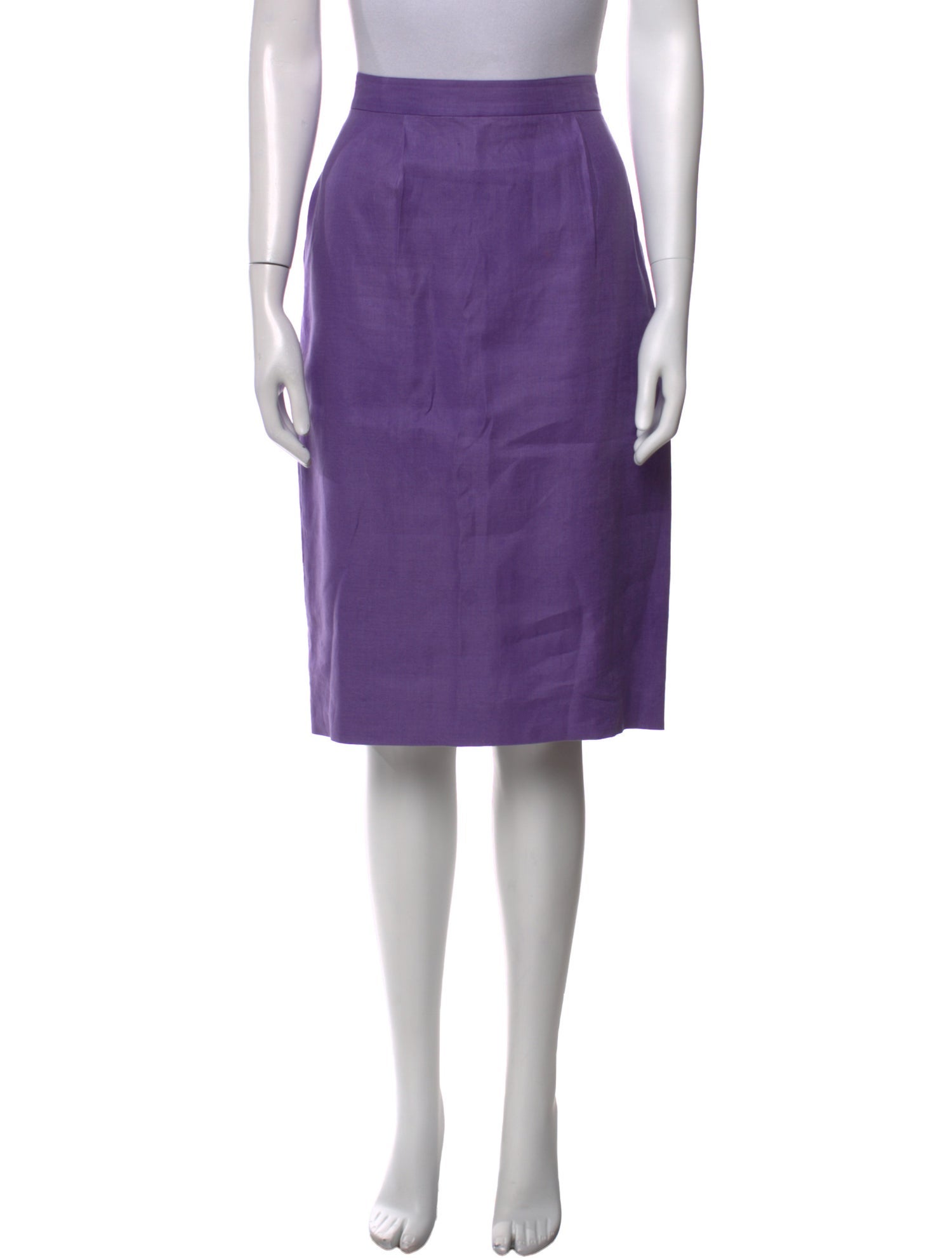 Ungaro Ter Linen Knee-Length Skirt