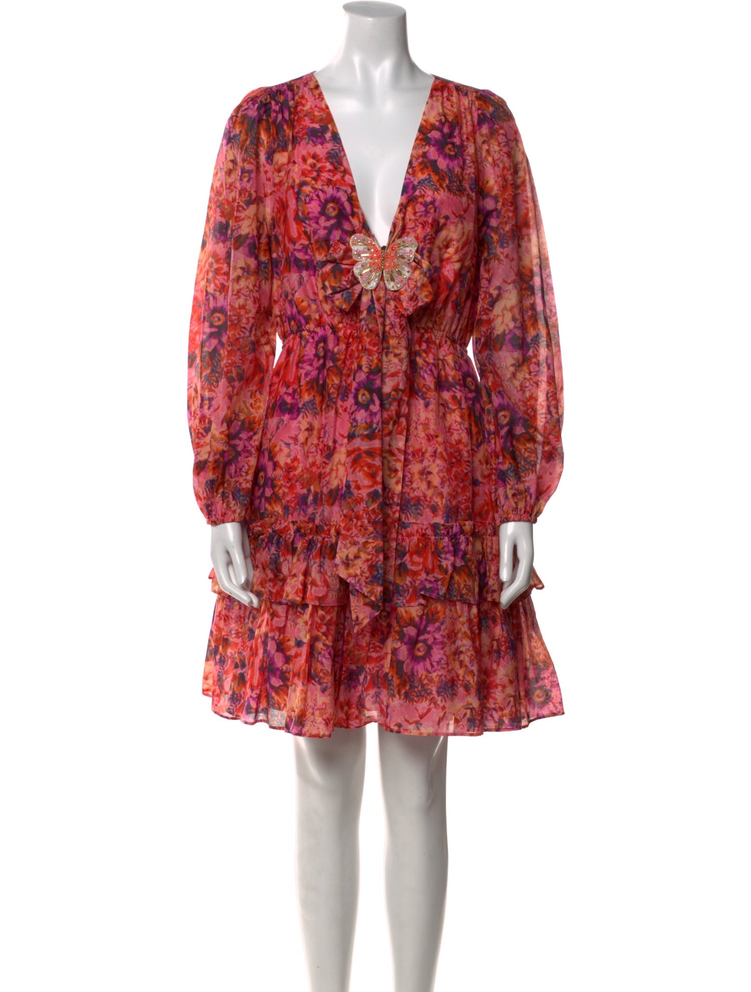 Ungaro Ter Floral Print Mini Dress w/ Tags