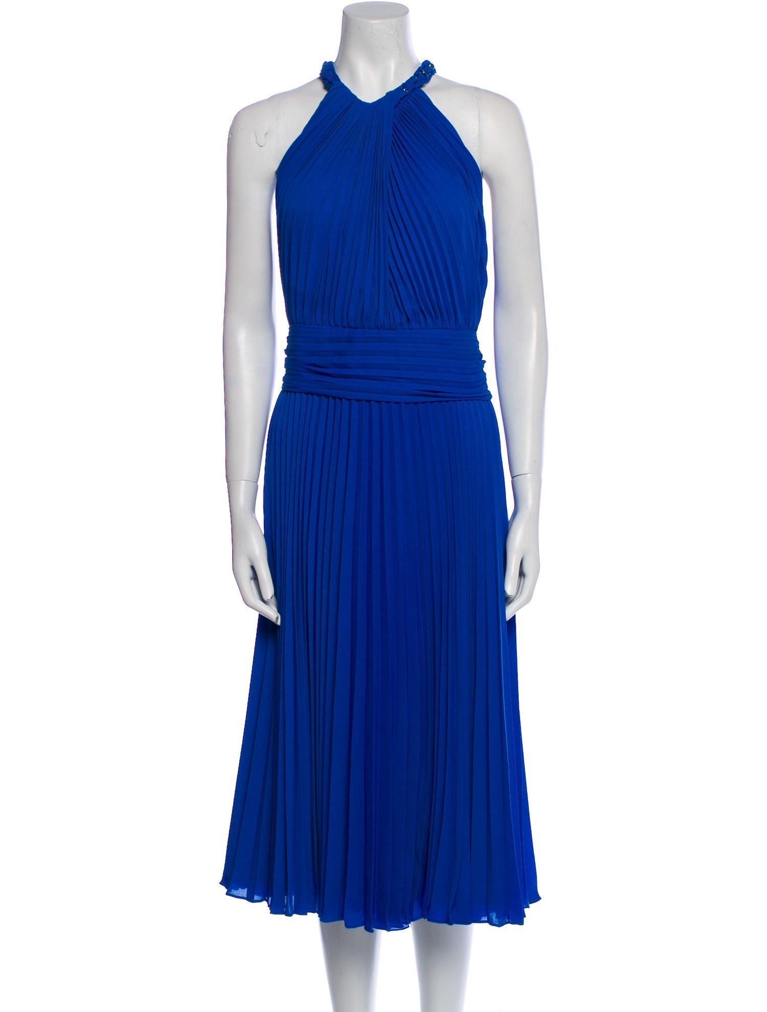 Ungaro Ter Halterneck Midi Length Dress