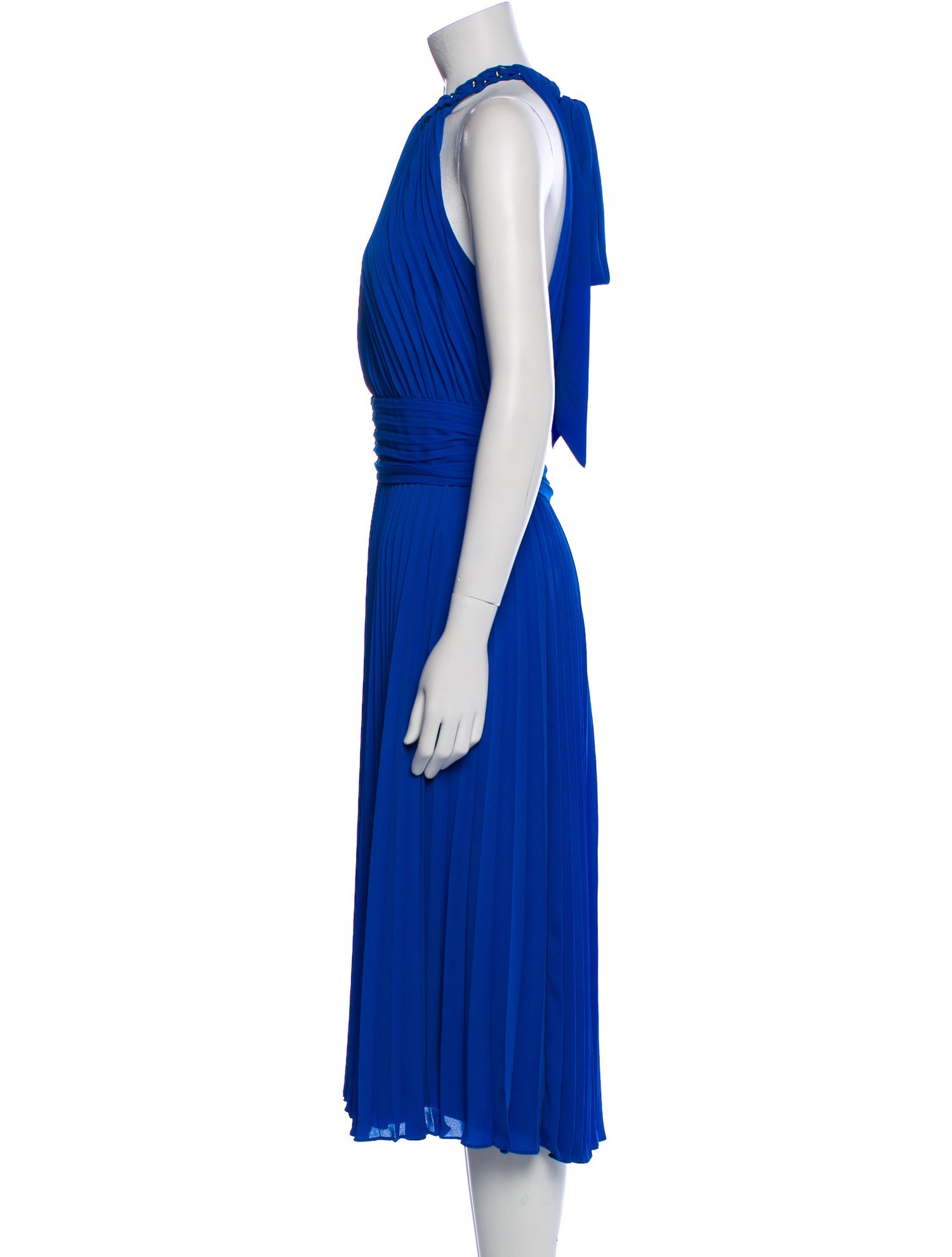 Ungaro Ter Halterneck Midi Length Dress