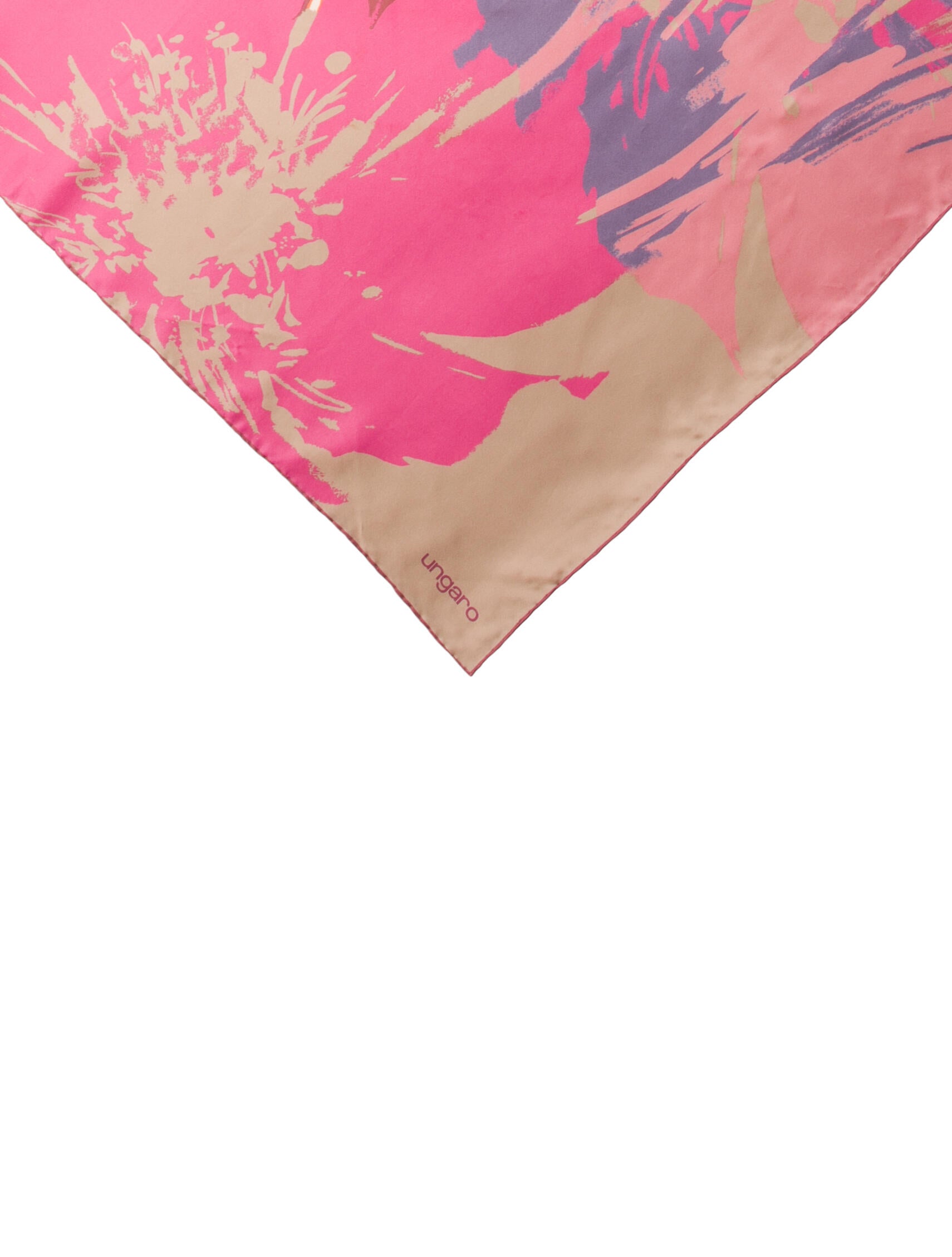 Ungaro Ter Silk Floral Print Scarf