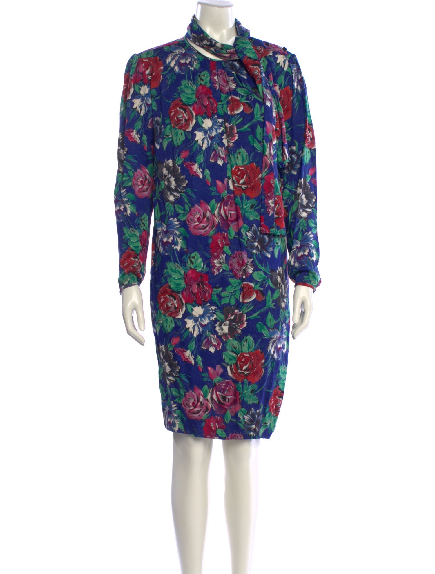 Ungaro Ter Floral Print Knee-Length Dress