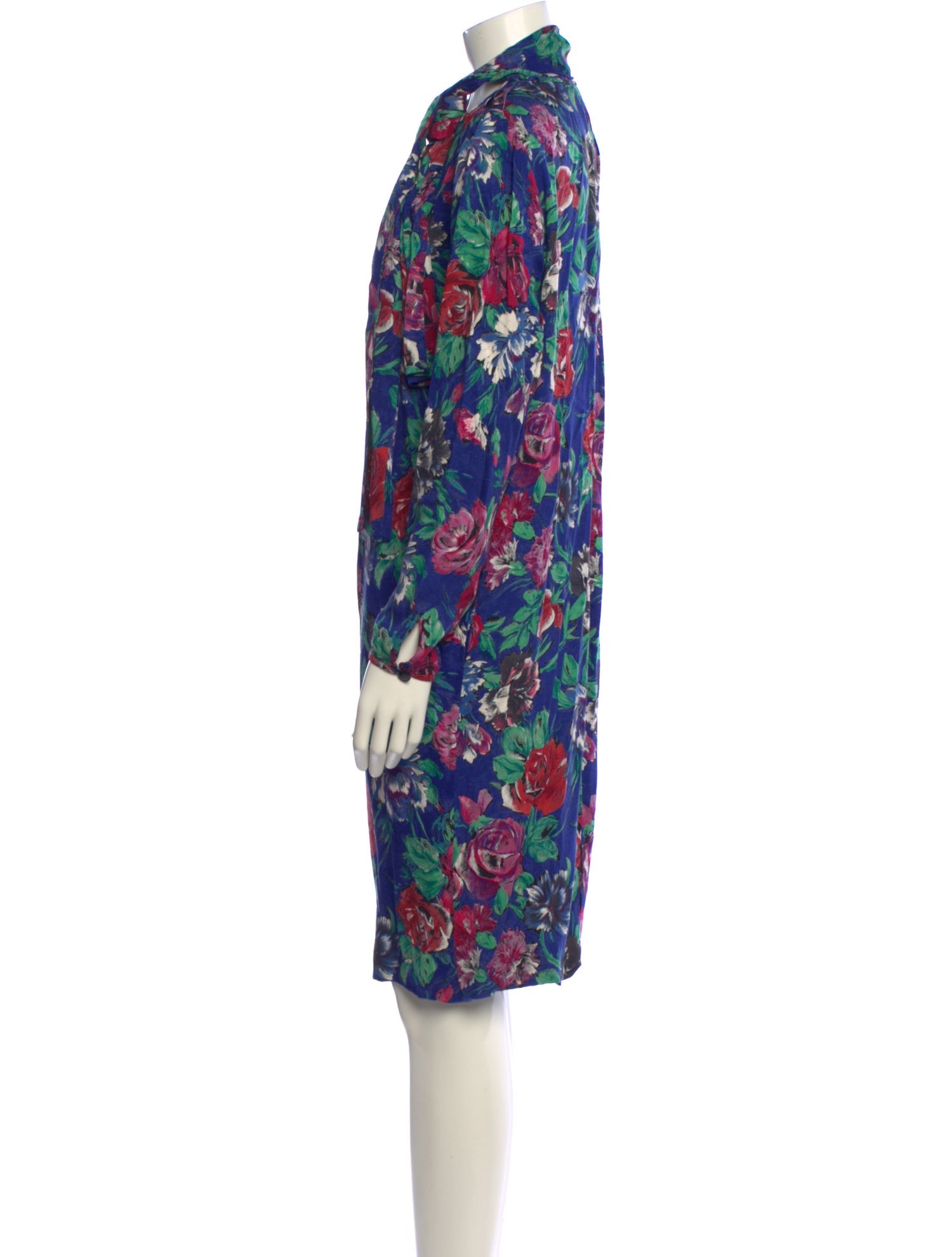 Ungaro Ter Floral Print Knee-Length Dress
