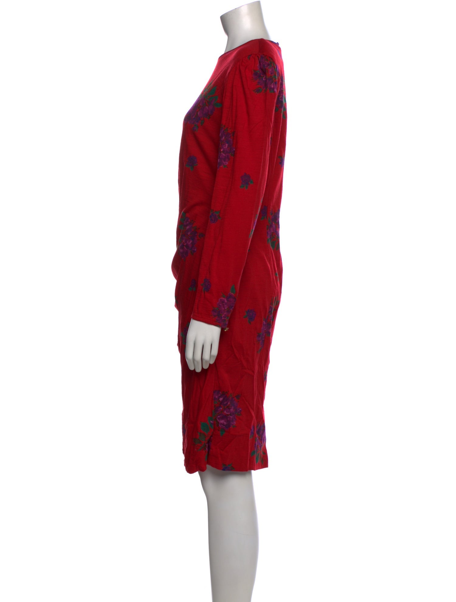 Ungaro Ter Wool Knee-Length Dress