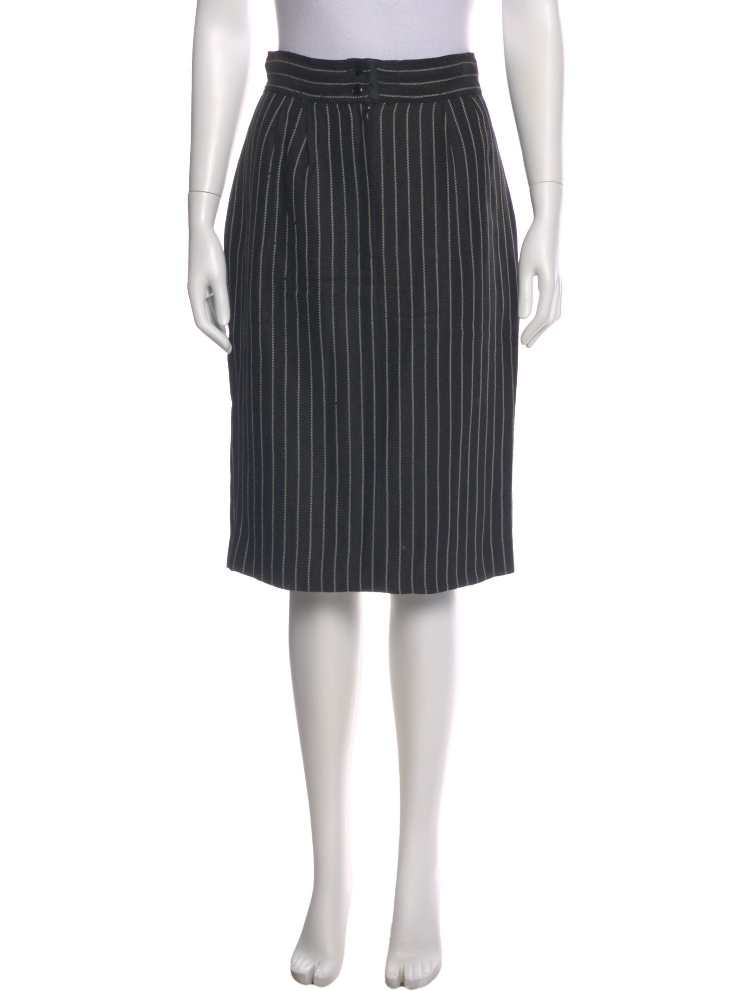 Ungaro Ter Striped Knee-Length Skirt