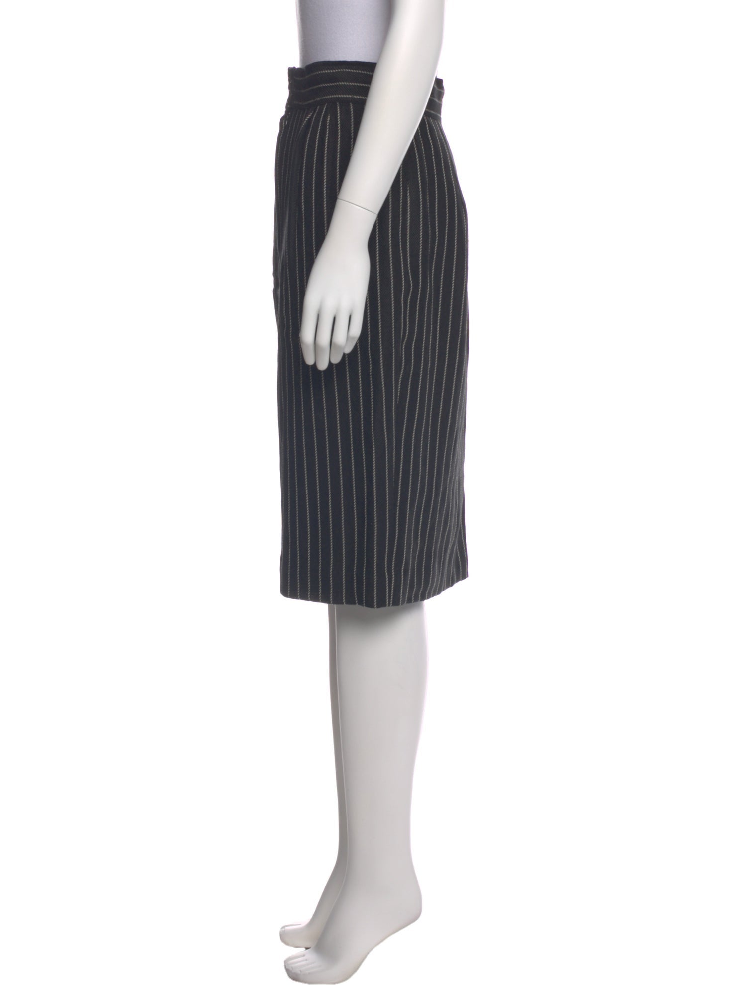 Ungaro Ter Striped Knee-Length Skirt