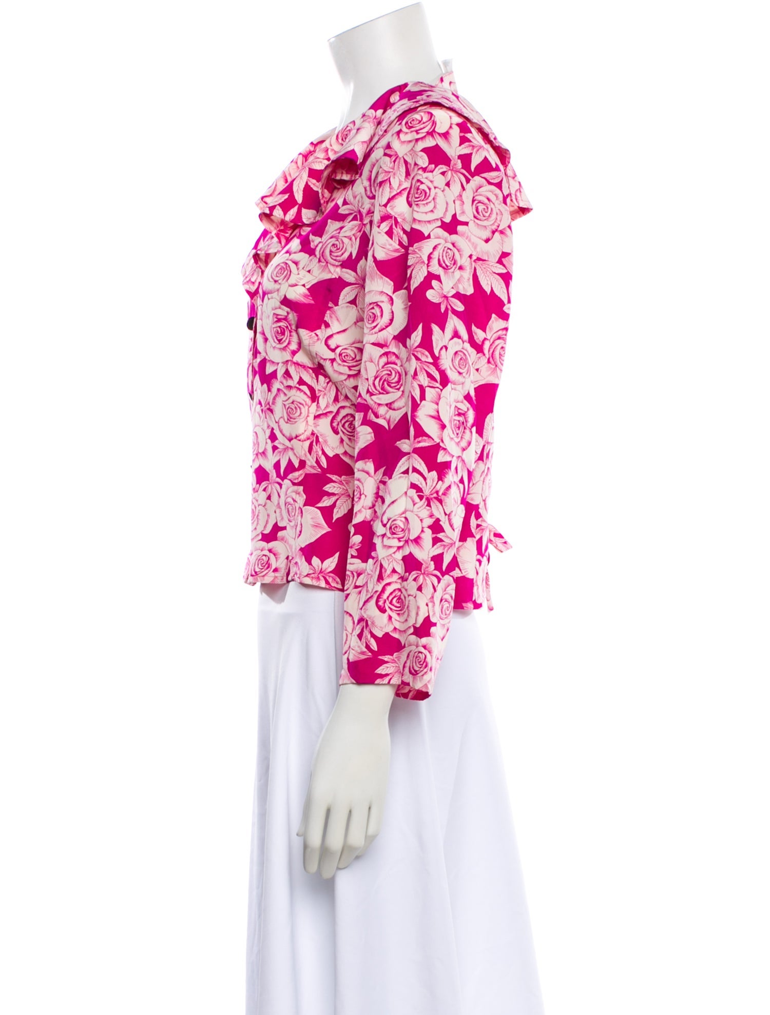 Ungaro Ter Silk Floral Print Blouse