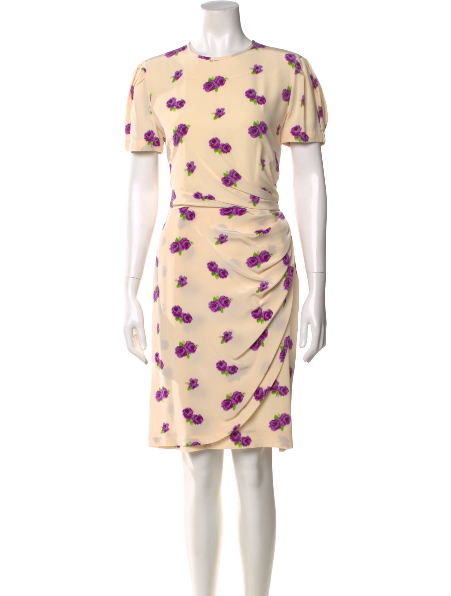 Ungaro Ter Silk Knee-Length Dress