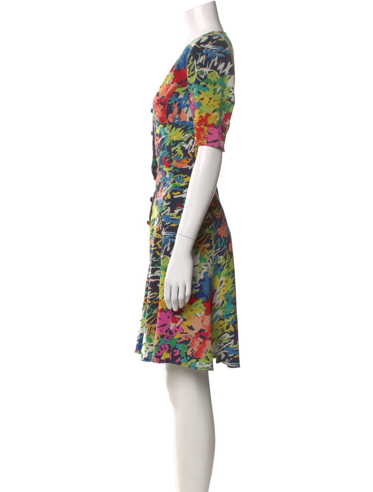 Ungaro Ter Floral Print Knee-Length Dress